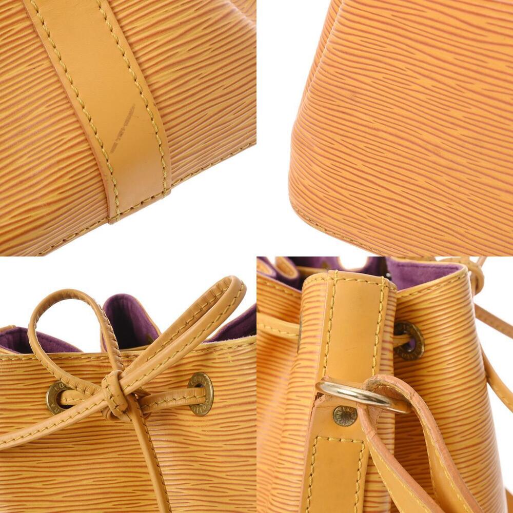 Louis Vuitton Leather Purple Bag Epi Shoulder Noe Yellow - Picture 10 of 11